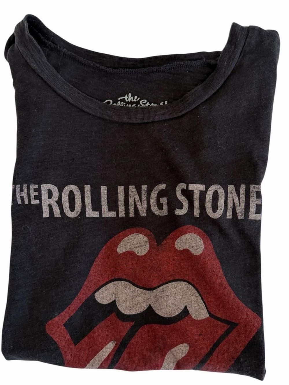 The Rolling Stones 1975 US Tour Graphic Tee Black Size Small - Picture 4 of 6